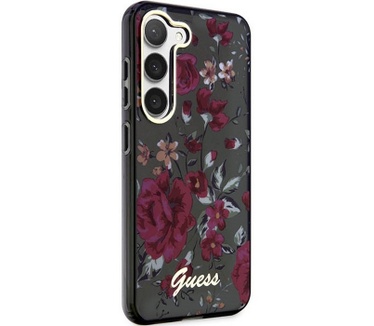 Guess Flower Back Case Samsung Galaxy S23 Plus (S916) - Khaki Bruin