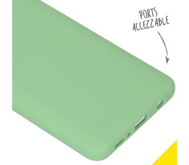 Accezz Liquid Siliconen (Galaxy A21s) Groen