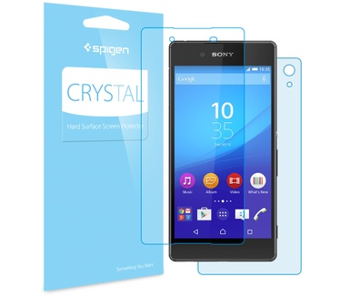 Spigen Crystal Screen Protector Sony Xperia Z3+ - 2 Front / 1 Back - SGP11538