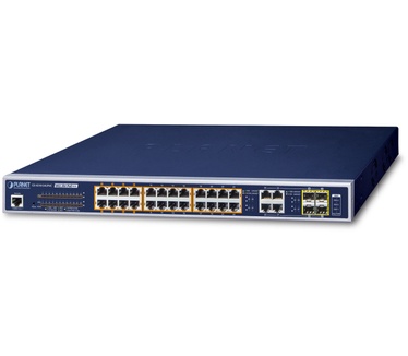 Planet GS-4210-24UP4C managed 24-poort Gigabit Ultra PoE 4-poort Gigabit TP/SFP Combo