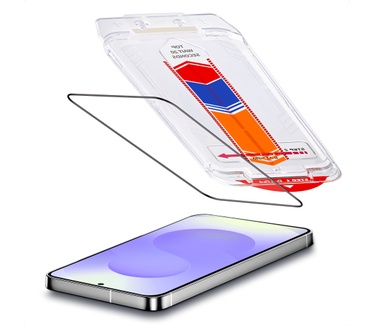 Accezz Gehard Glas Screenprotector + Applicator voor de Samsung Galaxy S26 FE
