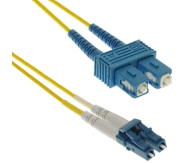 Eeconn Glasvezel Patchkabel, 9/125 (OS1), LC - SC, Duplex, 25m