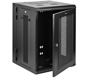 Startech.com 15U Serverkast rack wand monteerbaar diepte tot 20" / 50 cm scharnierende behuizing
