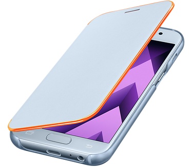 Samsung Galaxy A3 (2017) Neon Flip Cover (Galaxy A3 2017) Blauw