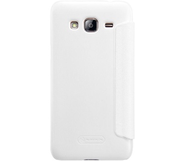 Nillkin Sparkle S-View Book Case Samsung Galaxy J3 (2016) - Wit