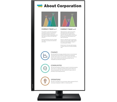 Samsung F27T452FQU Zwart