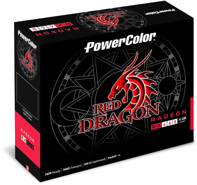 Specificaties van Powercolor Red Dragon Radeon RX 460 4GB - Tweakers