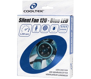 Cooltek Blue LED, 120mm