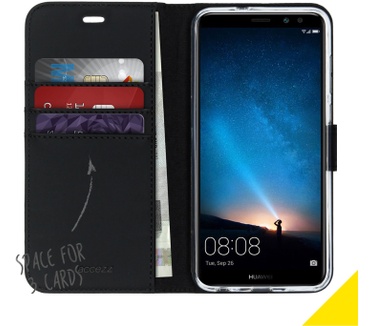 Accezz Wallet Softcase Bookcase Huawei Mate 10 Lite (Mate 10 Lite) Zwart