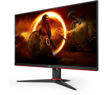 AOC 24G2AE/BK Rood, Zwart
