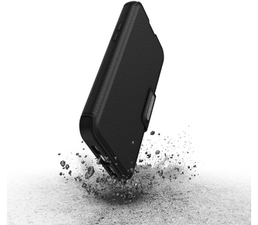 Otterbox Strada Series Folio MagSafe voor iPhone 15 Pro Max, Shadow - Geen retailverpakking (iPhone 15 Pro Max) Zwart