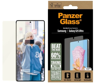 PanzerGlass All-in-One Screen Protector Samsung Galaxy S25 Ultra | Ultra Wide Fit