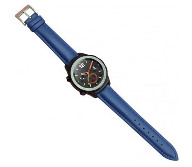 Just in Case Lederen bandje Huawei Watch 2 Sport Blauw
