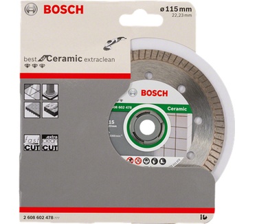 Bosch Diamantdoorslijpschijven Best for Ceramic Extra Clean Turbo