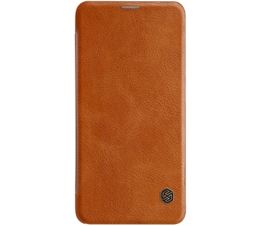 Nillkin Qin PU Leather Book Case voor OnePlus 6 - Bruin  Bruin