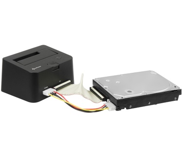 Sharkoon QuickPort Combo USB 2.0 Zwart
