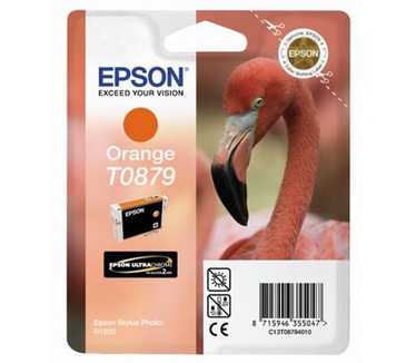 Epson inktpatroon Orange T0879 Ultra Gloss High-Gloss 2