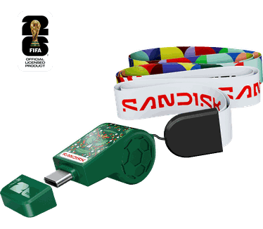 Sandisk USB-C-flashdrive: FIFA World Cup 2026 - Mexico Edition 64GB Groen