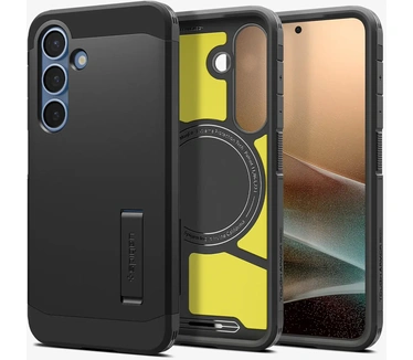 Spigen Galaxy S25 Plus Case Tough Armor AI (MagFit) Zwart