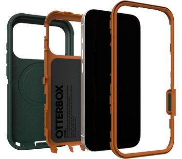 Otterbox Defender Pro MagSafe Camera Control Apple iPhone 17 Pro Coopersmith - green