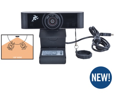 Liberty Digitalinx "TeamUp+" Series USB WebCam and Microphone (120° Ultra Wide-Angle View)