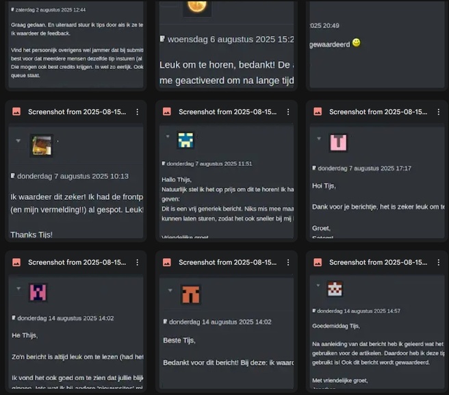 Submits complimenten 2