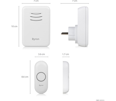 Byron DBY-22313 B313 Wireless doorbell set