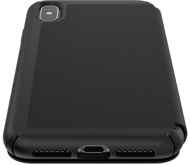 Speck Presidio Folio Leather iPhone XS Max (iPhone XS Max) Zwart