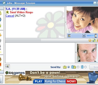 ICQ 5 videochat
