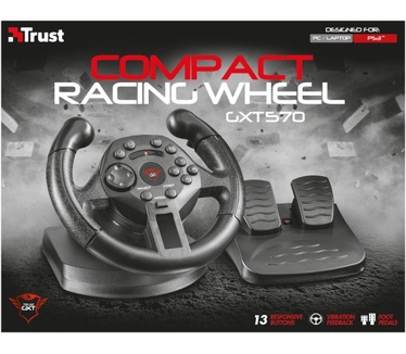 Trust GXT 570 Wiel + Pedalen Zwart