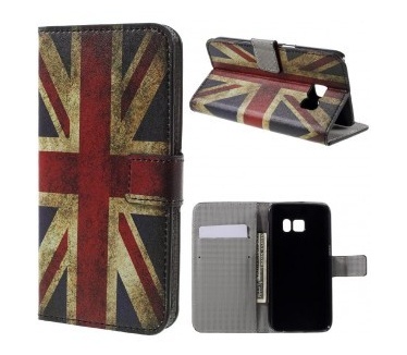 qMust Samsung Galaxy S7 Wallet Case - hoesje met stand - UK
