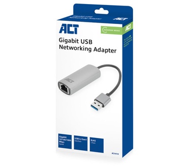 ACT AC4410 Gigabit netwerkadapter, USB 3.2 Gen1