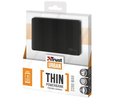 Trust Urban Ultra Thin Powerbank 2200mAh Zwart