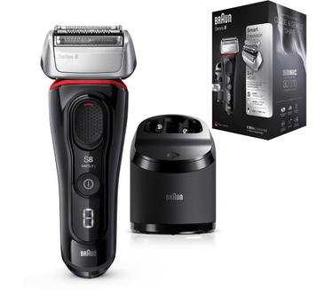 Braun Series 8 8380cc Volgende Generatie Elektrisch Scheerapparaat, Clean&Charge-station, Zwart