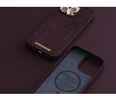 Njord byElements Salmon Leather Magsafe