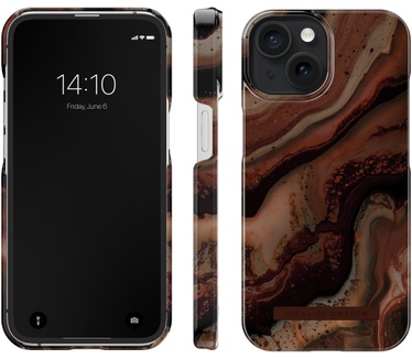 iDeal of Sweden Dark Amber Marble (iPhone 15) Geel