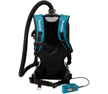 Makita DVC665ZU Ruggedragen Stofzuiger 2x18V excl. accu's en lader met machine aansluiting en 3 adapters, met AWS zender + 5 jaar dealer garantie!