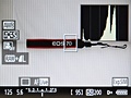 Canon EOS 7D weergavestanden live view/filmen