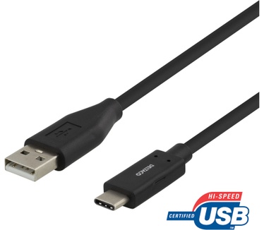 Deltaco USBC-1004M Zwart