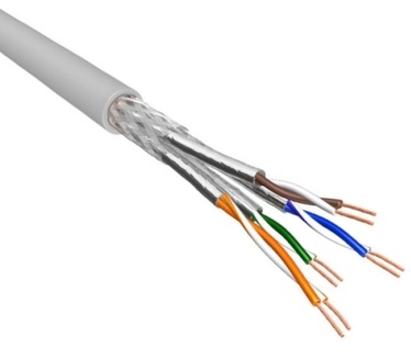 Eeconn Cat.6 S/FTP Kabel, Soepel, AWG26, LSZH, Licht Grijs, 500m