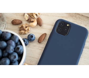 Mobiparts Silicone Cover Apple iPhone 12 Pro Max Blueberry Blue