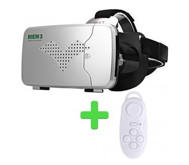 RITECH Riem 3 VR Bril + Bluetooth Gamepad en Remote Control - White