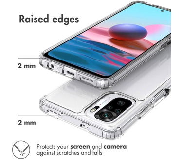 Accezz Xtreme Impact Backcover Xiaomi Redmi Note 10 (4G) - Transparant