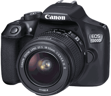 Canon EOS 1300D + EF-S 18-55mm f/3.5-5.6 IS II + 8GB SD + 100EG Tas Zwart