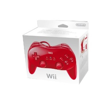Nintendo Wii Nintendo Wii Classic Controller Pro Rood, Nintendo Wii U, Wii Rood, Wii, Wii U