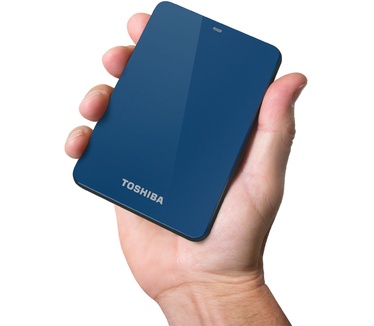 Toshiba STOR.E Canvio 3.0 Portable Hard Drive 500GB Blauw
