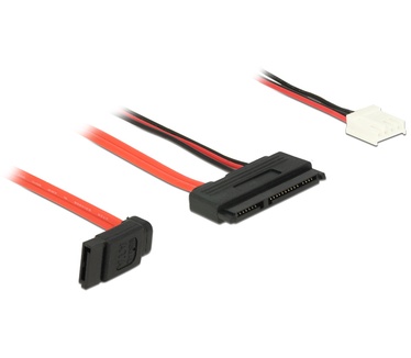 Delock 0.3m, SATAIII 7p + Floppy 4p/SATAIII 22p