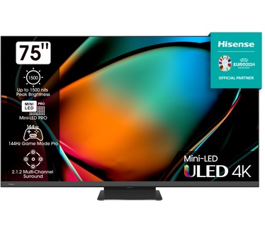 Hisense 75U8KQ Zwart