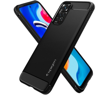 Spigen Rugged Armor (Redmi Note 11S / Note 11) Zwart