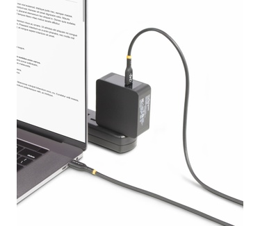 Startech.com 2m USB-C Laadkabel, USB-IF Gecertificeerde USB Kabel, 240W PD EPR, USB 2.0 Type-C Laptop Laadkabel, USB-C Data Transfer Kabel, TPE Mantel, M/M